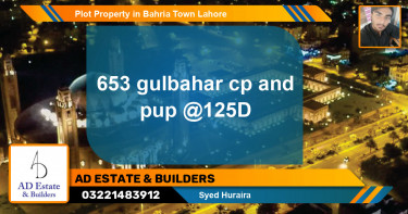 Residential Plot for Sale in Bahria Town, Lahore - (BP-57762)