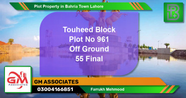 Residential Plot for Sale in Bahria Town, Lahore - (BP-57821)