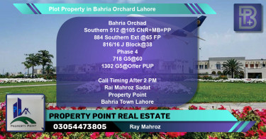 Residential Plot for Sale in Bahria Orchard, Lahore - (BP-57839)