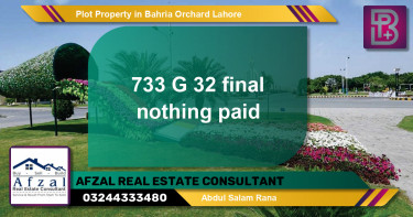 Residential Plot for Sale in Bahria Orchard, Lahore - (BP-57851)