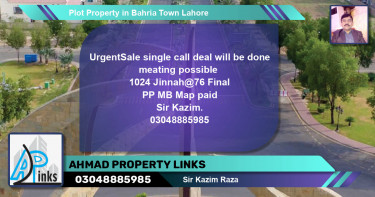 Residential Plot for Sale in Bahria Town, Lahore - (BP-57872)