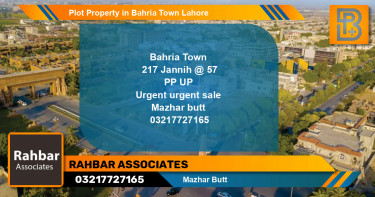 Residential Plot for Sale in Bahria Town, Lahore - (BP-57881)