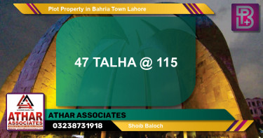 Residential Plot for Sale in Bahria Town, Lahore - (BP-57891)