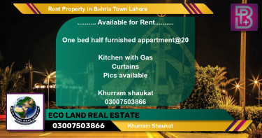Residential Property for Rent in Bahria Town, Lahore - (BP-57913)