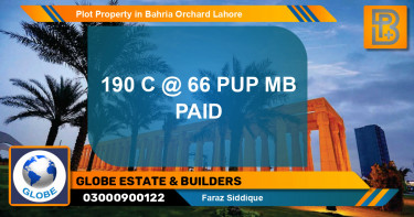 Residential Plot for Sale in Bahria Orchard, Lahore - (BP-57995)