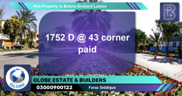 Residential Plot for Sale in Bahria Orchard, Lahore - (BP-57999)