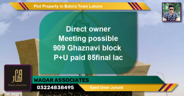 Residential Plot for Sale in Bahria Town, Lahore - (BP-58012)