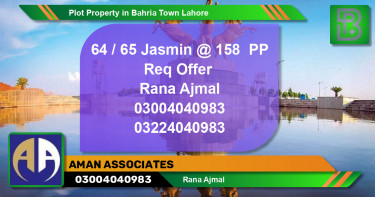 Residential Plot for Sale in Bahria Town, Lahore - (BP-58068)