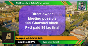 Residential Plot for Sale in Bahria Town, Lahore - (BP-58256)