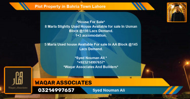 Residential Plot for Sale in Bahria Town, Lahore - (BP-58294)