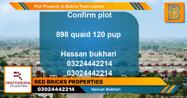 Residential Plot for Sale in Bahria Town, Lahore - (BP-58315)