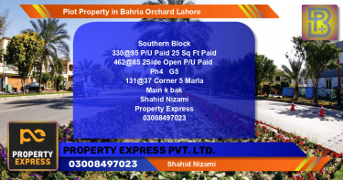 Residential Plot for Sale in Bahria Orchard, Lahore - (BP-58342)
