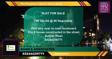 Residential Plot for Sale in Bahria Town, Lahore - (BP-58349)