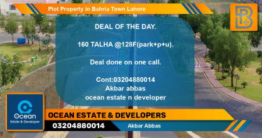 Residential Plot for Sale in Bahria Town, Lahore - (BP-58352)