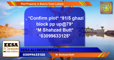 Residential Plot for Sale in Bahria Town, Lahore - (BP-58439)