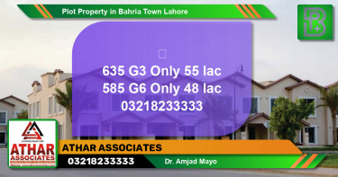 Residential Plot for Sale in Bahria Town, Lahore - (BP-58450)