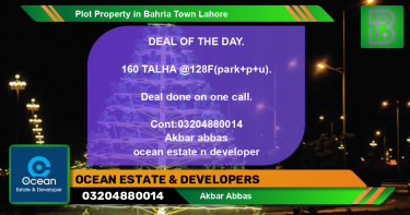 Residential Plot for Sale in Bahria Town, Lahore - (BP-58504)