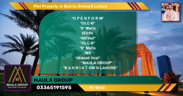 Residential Plot for Sale in Bahria Orchard, Lahore - (BP-58530)