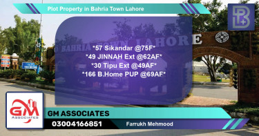 Residential Plot for Sale in Bahria Town, Lahore - (BP-58535)