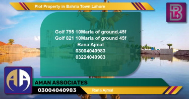 Residential Plot for Sale in Bahria Town, Lahore - (BP-58617)