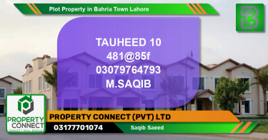 Residential Plot for Sale in Bahria Town, Lahore - (BP-58636)