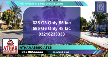 Residential Plot for Sale in Bahria Orchard, Lahore - (BP-58705)
