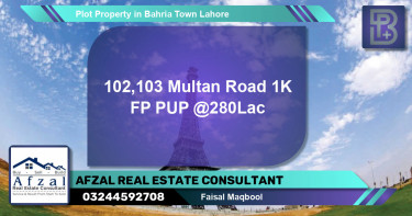 Residential Plot for Sale in Bahria Town, Lahore - (BP-58706)