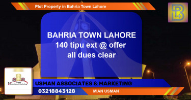 Residential Plot for Sale in Bahria Town, Lahore - (BP-58723)
