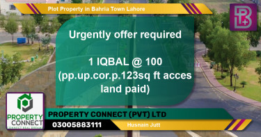 Residential Plot for Sale in Bahria Town, Lahore - (BP-58728)