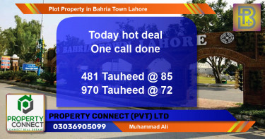 Residential Plot for Sale in Bahria Town, Lahore - (BP-58733)