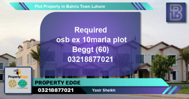 Residential Plot for Sale in Bahria Town, Lahore - (BP-58749)