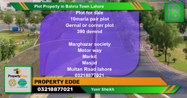 Residential Plot for Sale in Bahria Town, Lahore - (BP-58756)