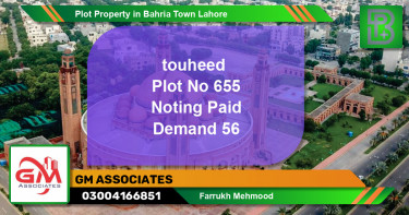 Residential Plot for Sale in Bahria Town, Lahore - (BP-58759)