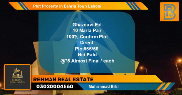 Residential Plot for Sale in Bahria Town, Lahore - (BP-58762)