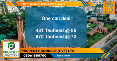 Residential Plot for Sale in Bahria Town, Lahore - (BP-58765)