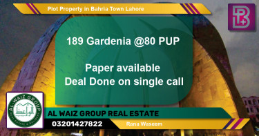 Residential Plot for Sale in Bahria Town, Lahore - (BP-58770)