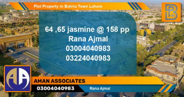 Residential Plot for Sale in Bahria Town, Lahore - (BP-58800)