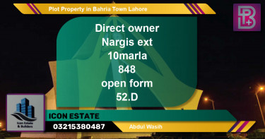 Residential Plot for Sale in Bahria Town, Lahore - (BP-58803)