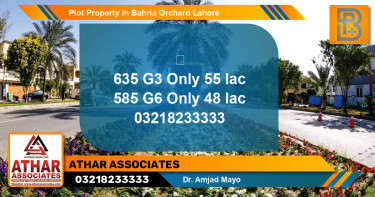 Residential Plot for Sale in Bahria Orchard, Lahore - (BP-58824)