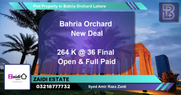 Residential Plot for Sale in Bahria Orchard, Lahore - (BP-58835)