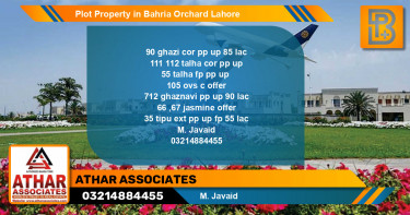 Residential Plot for Sale in Bahria Orchard, Lahore - (BP-58856)
