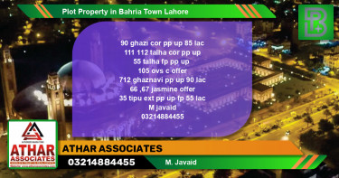 Residential Plot for Sale in Bahria Town, Lahore - (BP-58858)