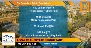 Residential Plot for Sale in Bahria Town, Lahore - (BP-58872)