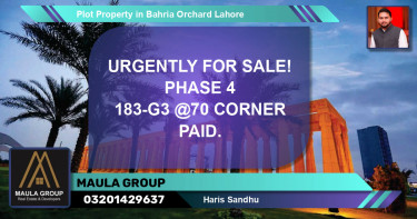 Residential Plot for Sale in Bahria Orchard, Lahore - (BP-58891)