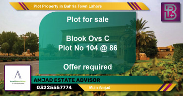 Residential Plot for Sale in Bahria Town, Lahore - (BP-58905)