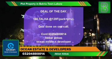 Residential Plot for Sale in Bahria Town, Lahore - (BP-58954)