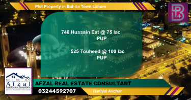 Residential Plot for Sale in Bahria Town, Lahore - (BP-58988)