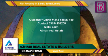 Residential Plot for Sale in Bahria Town, Lahore - (BP-58995)