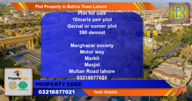 Residential Plot for Sale in Bahria Town, Lahore - (BP-59005)