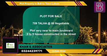 Residential Plot for Sale in Bahria Town, Lahore - (BP-59037)